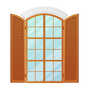 ベランダの窓