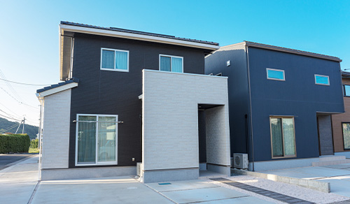 一軒家のガラス